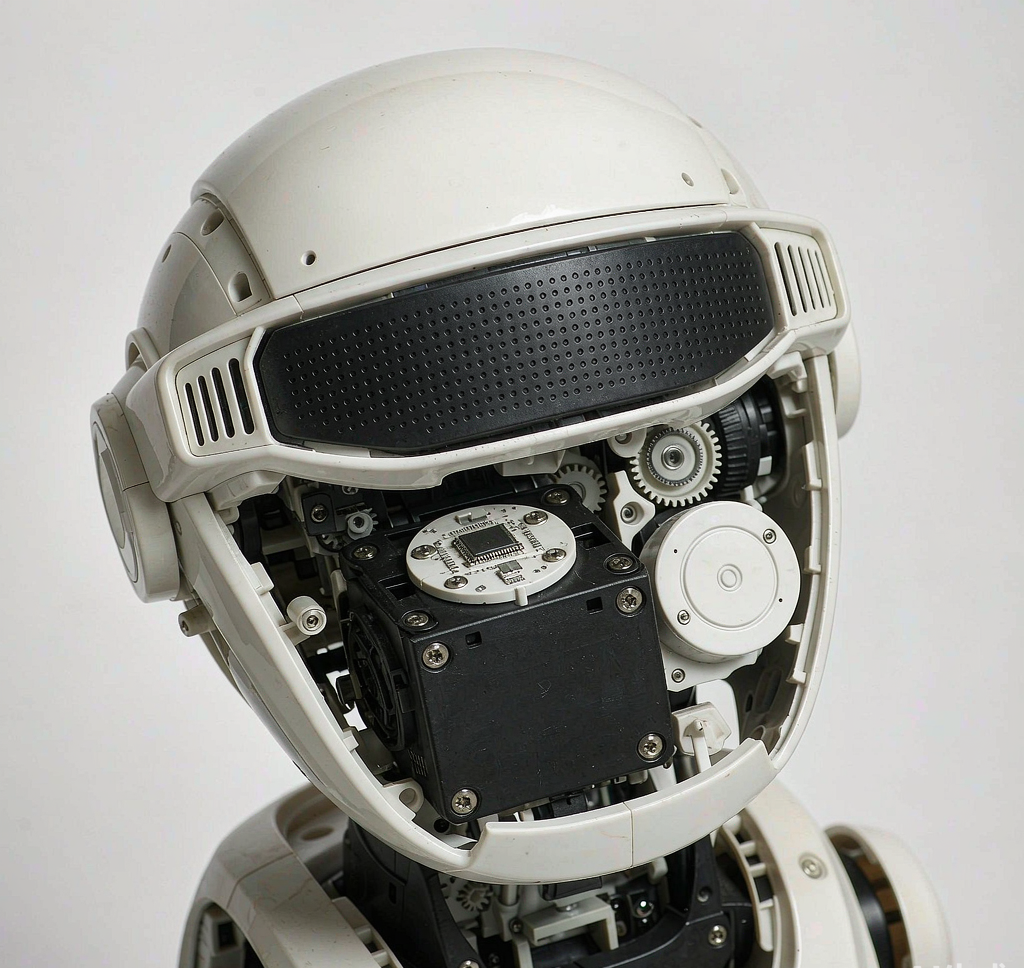 AI robot internal plastic housing structure
